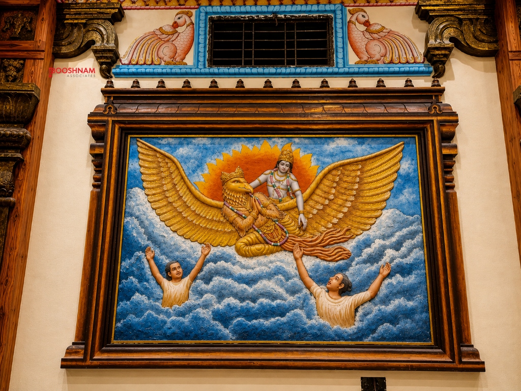 Garuda Vahana Celestial Relief Art
