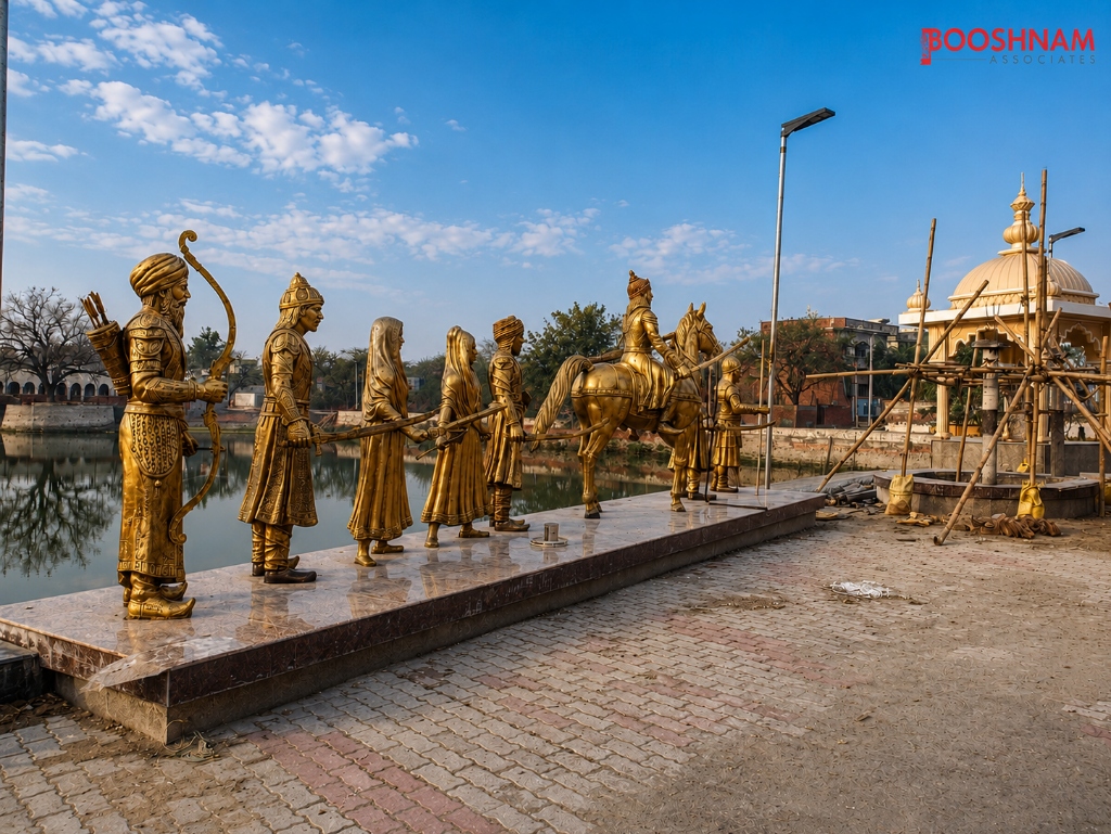 Golden Heritage Procession Statues