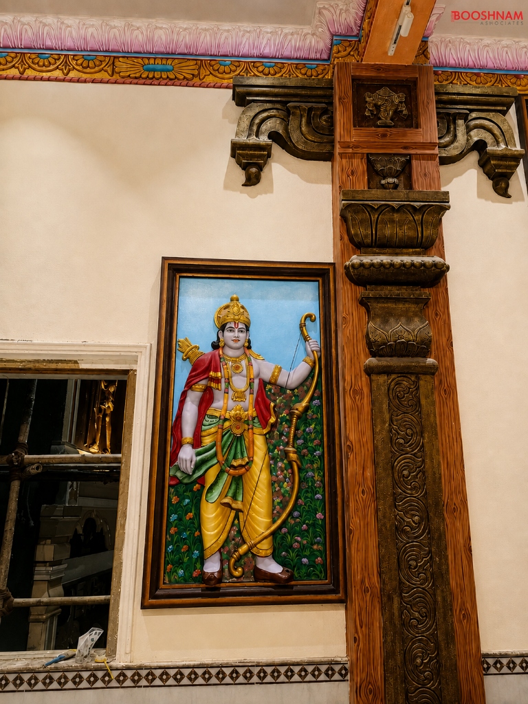 Kodanda Rama & Sacred Wooden Pillar